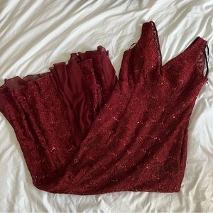 Red/Burgundy | Fiesta Fashion Evening Gown | Size 12